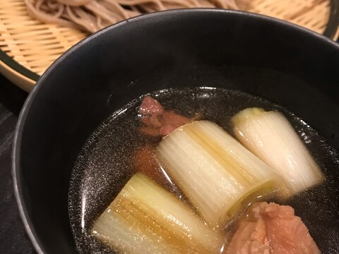 缶詰の焼き鳥で！簡単つけ汁